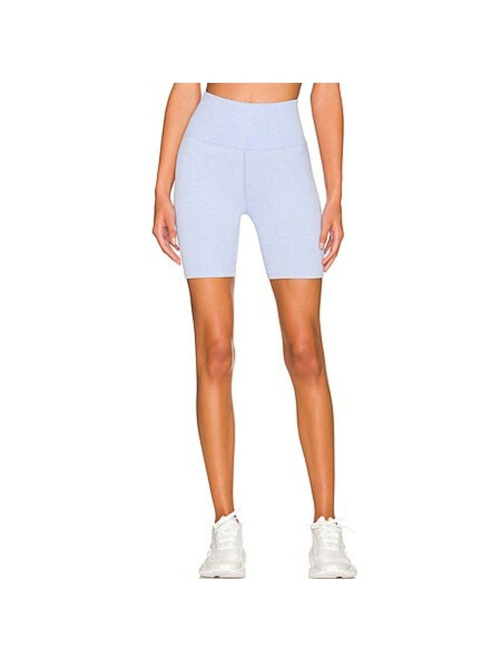 Spiritual Gangster Biker Shorts in‎ Heather Blue Sky Size: S